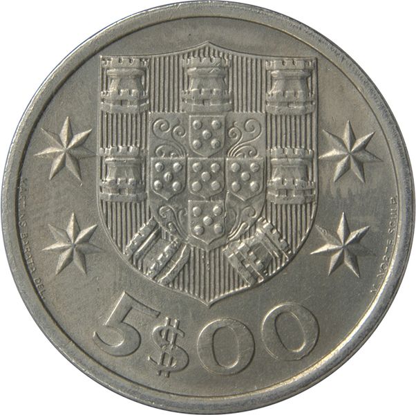 1980 Portugal 5 Escudos