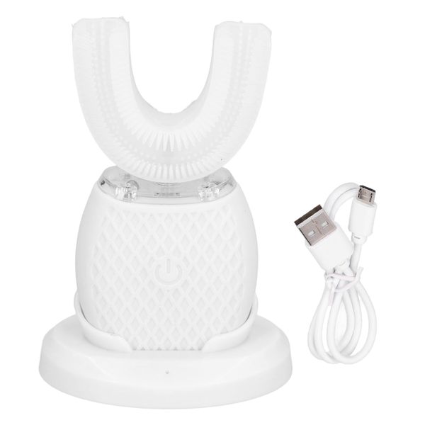 U Shaped Whitening Toothbrush White image