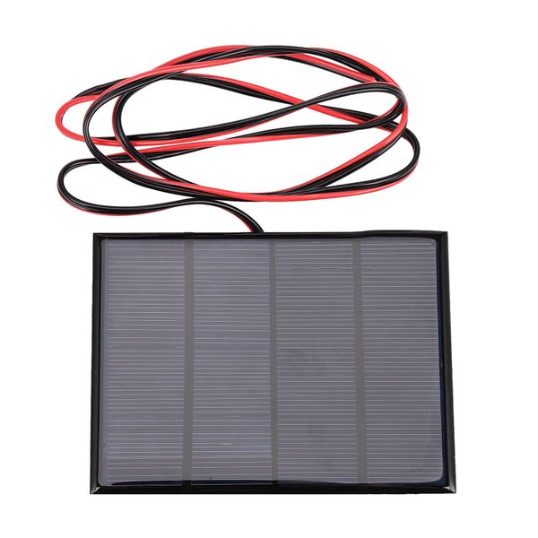 1 5W 12V Mini Solar Panel Small Cell Module Charger With 1M Wire