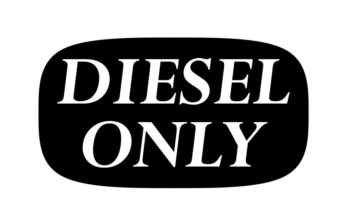 Sticker Diesel, only the Brave