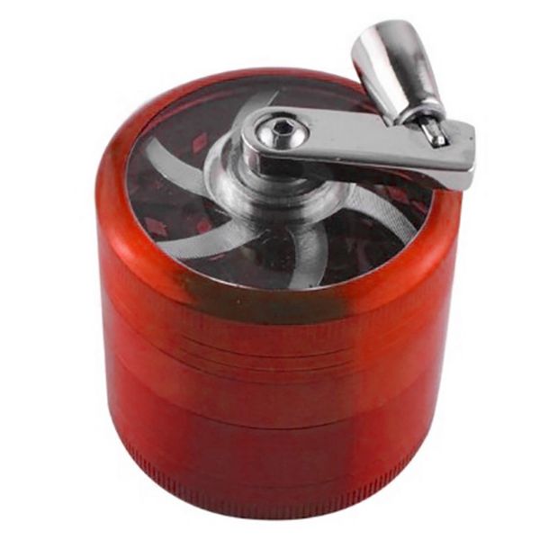 Hand Crank Grinder Spice Grinder Easy Manual Operation Easy Clean Red