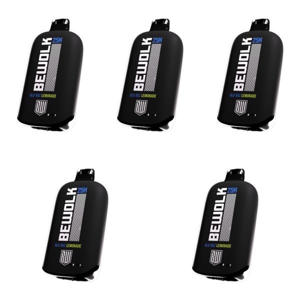 Bewolk 25000 Puffs Disposable Vape - Blu Raz Lemonade (Pack of 5)