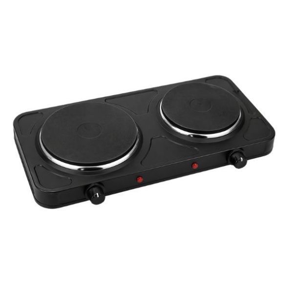 Electric Double Hot Plate - 2 Burner Portable Cooking Stove