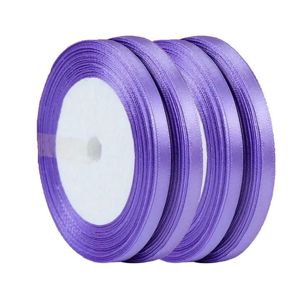 Satin Ribbon - 6mm Width - light purple - 88m - Bows and Wrapping