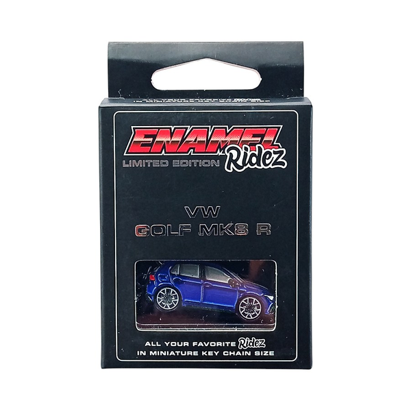 VW Golf MK8 R Blue - Limited Edition Die-Cast Enamel Keychain