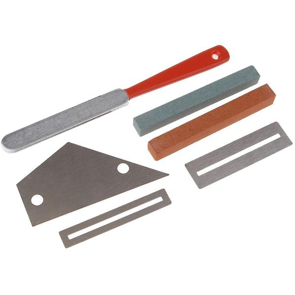 Guitar Tool Kit: Fret Rocker+File+Grinding Stone+Guard