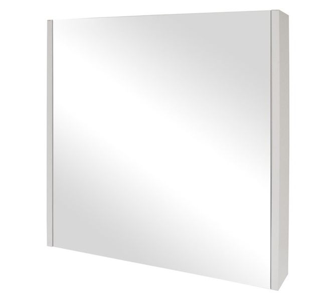 Athena Aileen Slim 1 Door Mirror Cabinet White