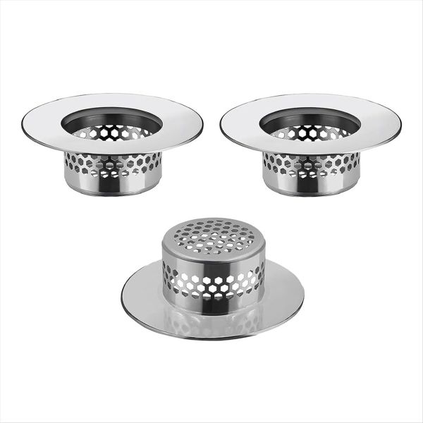 Bathtub Drain Cover Bathroom Sink Strainer Drain Hair Compatible with None
