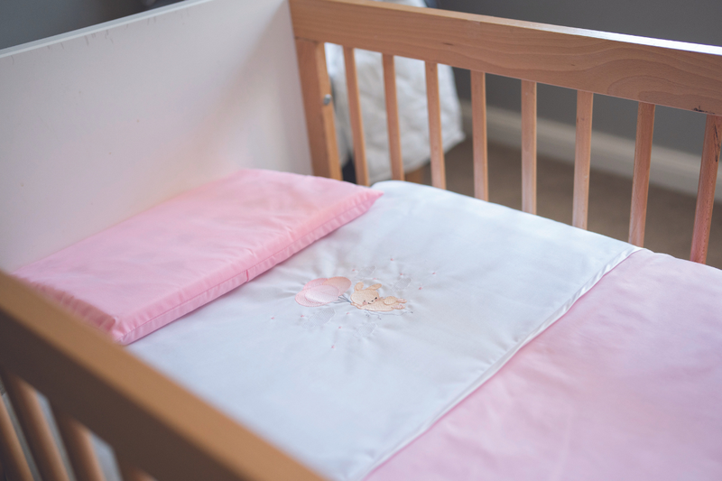 Cabbage Creek 3-Piece Cot Set - Bunny with Pink Balloons