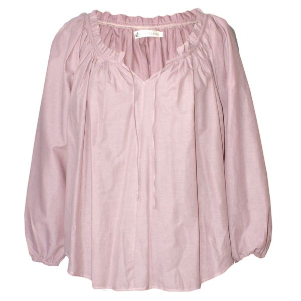 Nucleus Billow Boho Oversized Blouse in Dusty Pink