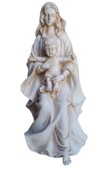 Aankopen - Virgin Mary Madonna with Baby Jesus Statue - 16 cm