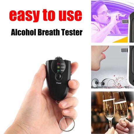 Portable Mini Keychain Design LED Alcohol Breath Tester