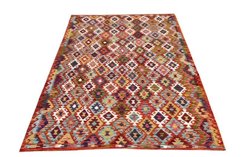 Handmade Persian Chobi Kilim - Multicolored 294 x 209cm