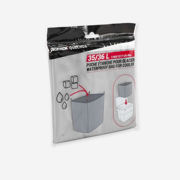 Quechua Waterproof Cooler Bag Compact Fresh 35L