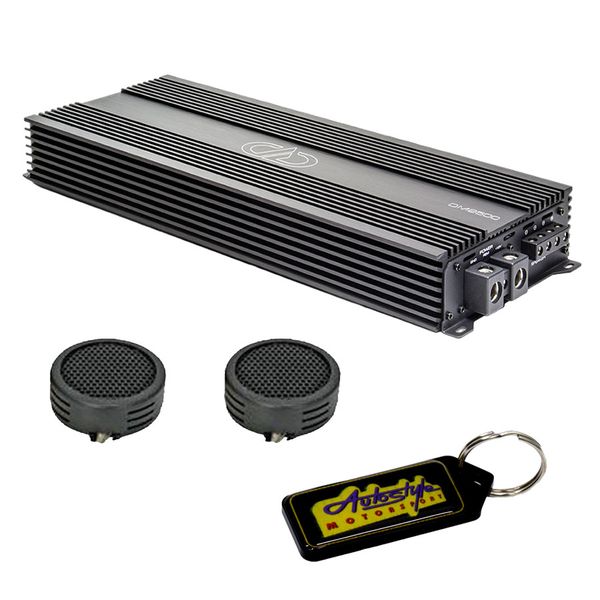 Digital Design 3000W 1-Channel Monoblock Amplifier &amp; Evo Tweeters &amp; Keyring