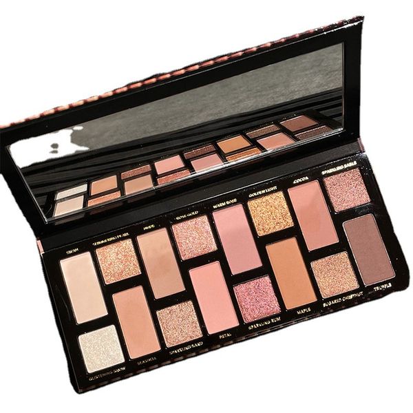 16 Earth-Tone Pearlescent Matte Eyeshadow Palette