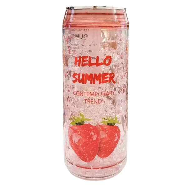 Double Layer Cans, Ice Flakes, Juice Bottle