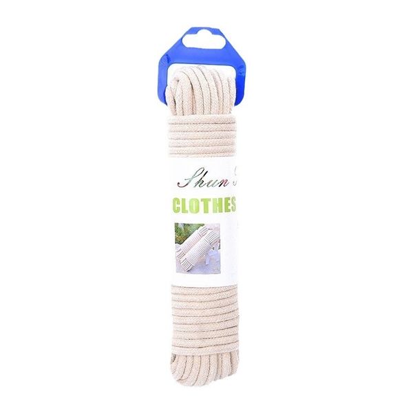 5mm Natural Cotton Braided Rope for DIY Crafts, All-Purpose