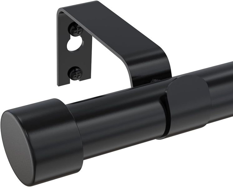 Adjustable Curtain Rod (48-84 Inches) - For Living Room, Bedroom &amp; Office