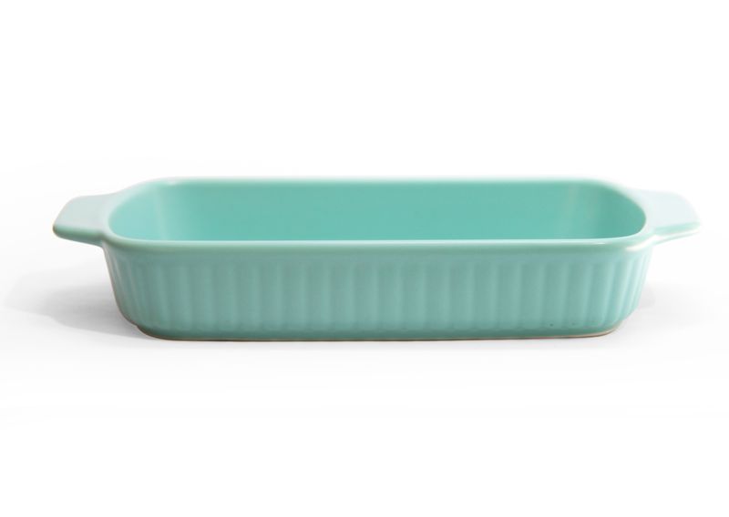 Fine Living - Rectangular Dish - Ceramic - Blue