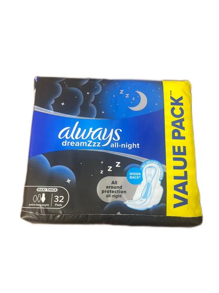 Always DreamZzz all-night - Maxi Thick extra-long 32 Pads