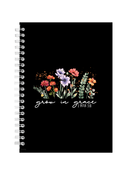 2 Peter 3:18 Grow In Grace Gift Idea Writing Book Notepad Notebook A4 506