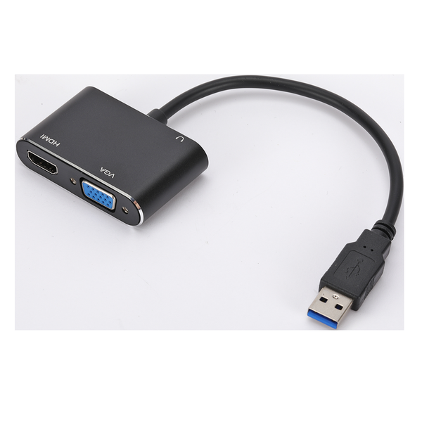 Usb 3.0 to Hdmi+vga with Audio Adapter