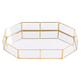 Glass on sale mirror trays