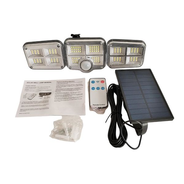 Lifespace 210 LED Solar Sensor Light with Three Heads