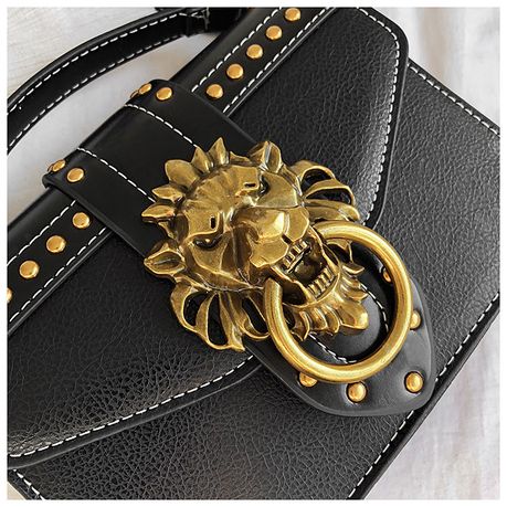 Crossbody belt bag discount with lion details