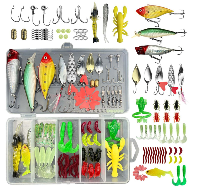 Fishing accessories, for Freshwater Bait Tackle Kit- 78 Piece