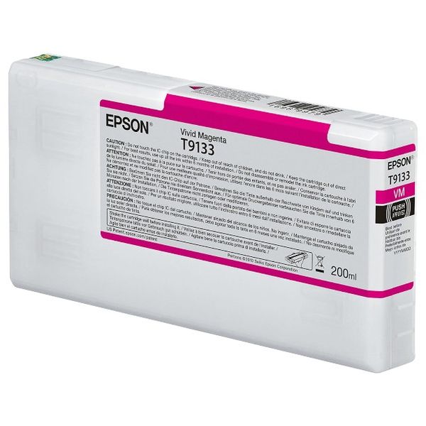 Epson T9133 Vivid Magenta Ink Cartridge (200ml) For SureColor SC-P5000