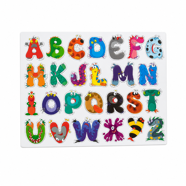 Magnetic Educational Letter Stickers - 26 Piece Alphabet Set