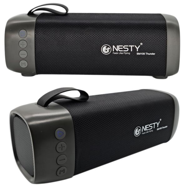 Nesty BM109 Thunder Portable Wireless Bluetooth Speaker- Black