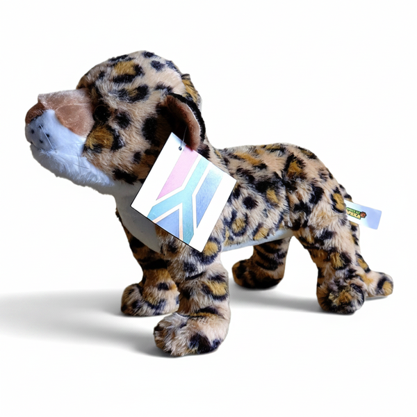 Lifelike 20 Inch Plush Leopard Soft Toy - Cuddly Animal Companion