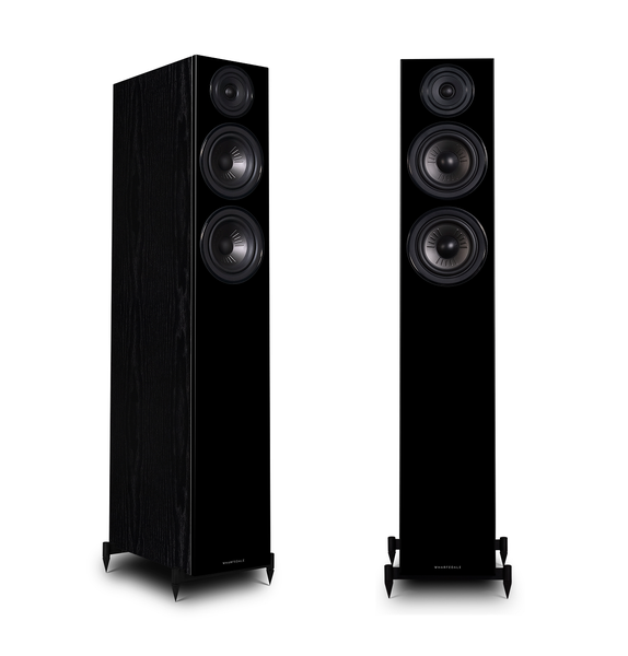 Wharfedale Diamond 12.4 Floorstanding Speakers - Black (Pair)