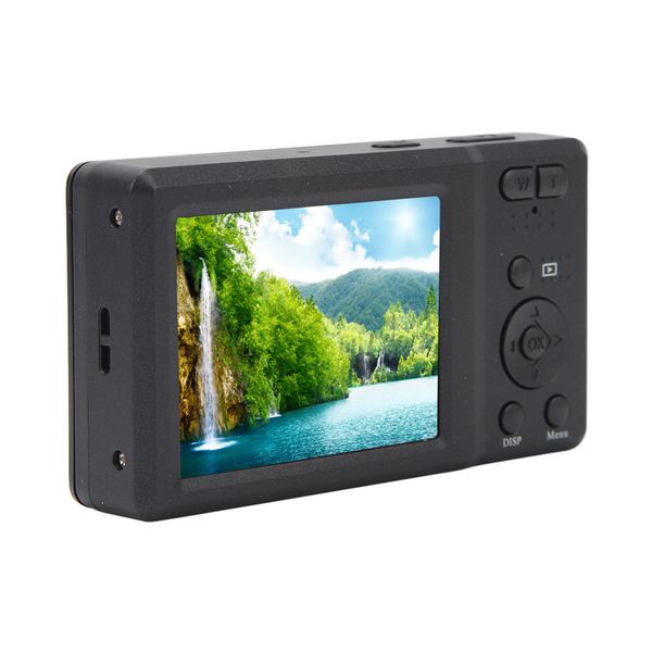 Small Camera with Built In Flash, 56MP 4K, 20x Digital Zoom, Black