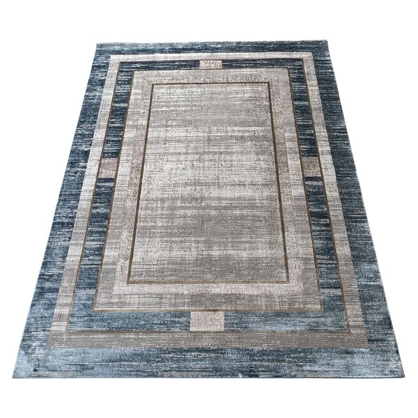 ROYAL RUGS Grey/Blue Modern Area Rug - 340 x 240 cm