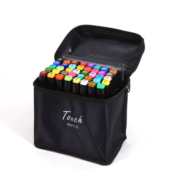40 pieces Double Tipped Alcohol Art Markers Set