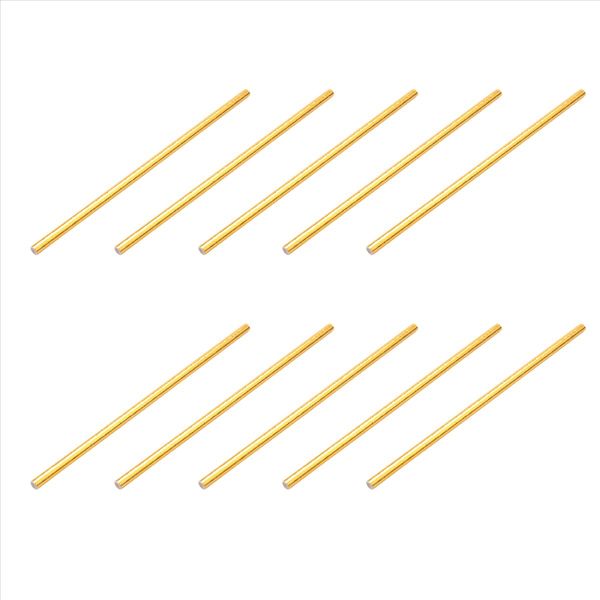Gold Foil Paper Straws Disposable Party Drinking Straws Pack Of 300
