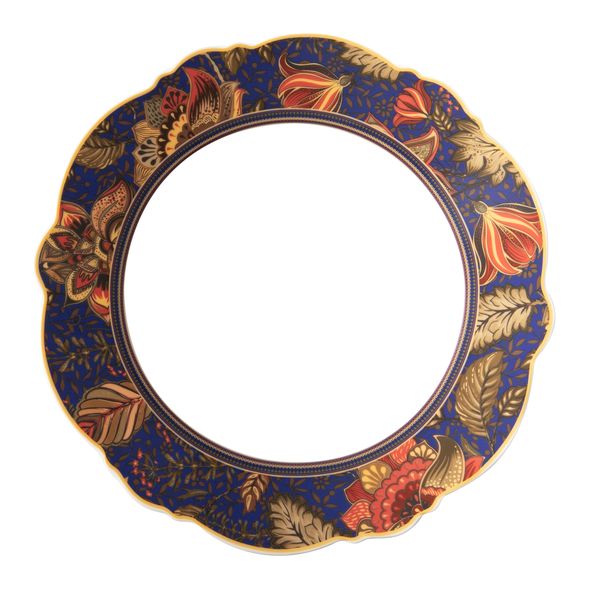 Jenna Clifford Blue Fern Dinner Plate Set of 4