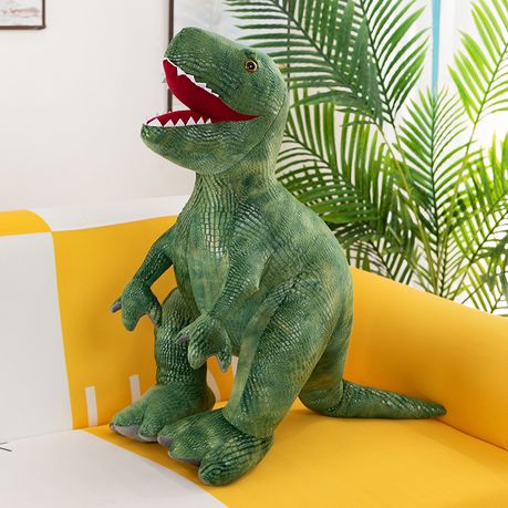 Giant green best sale stuffed dinosaur