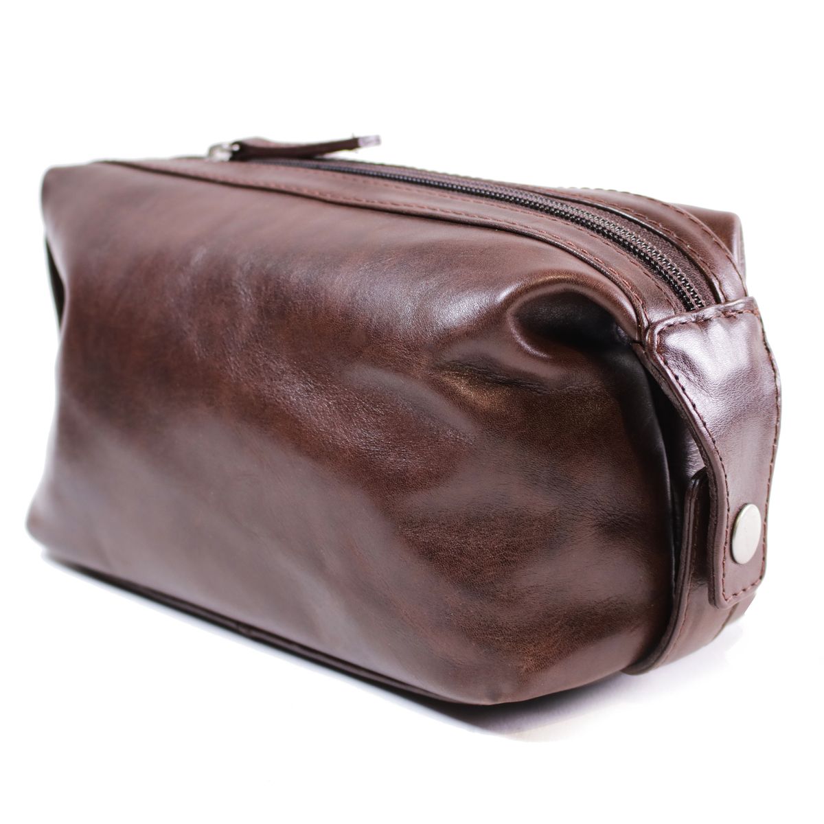 NUVO - Genuine leather WP-05 Toiletry Bag - Brown | Buy Online in South ...