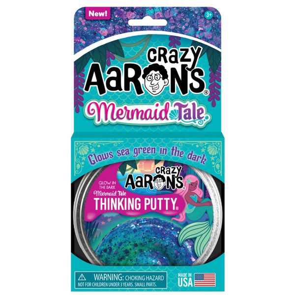 Crazy Aarons! Glowbrights: Mermaid Tale Thinking Putty