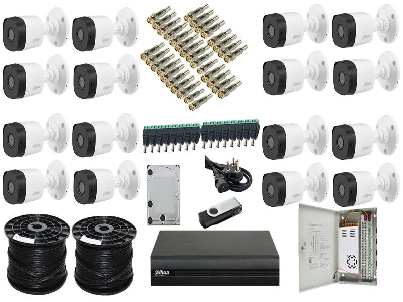 Dahua 16-Channel 5MP CCTV Kit | 2TB HDD &amp; Flash Drive