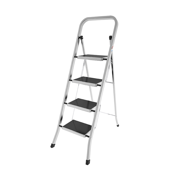 Colombo 92cm 4-Step Non-Slip Surface Steel Step Stool - Factotum Alluminio