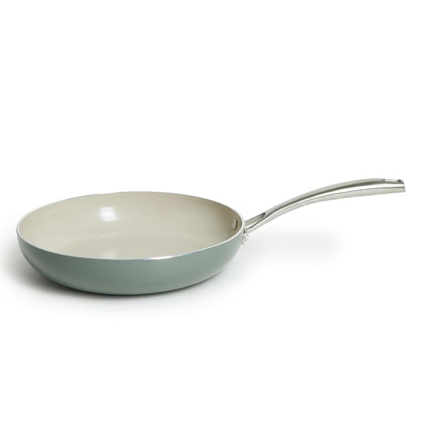 George &amp; Mason Alu Frying Pan Sage with SS handle 28cm (2.0Lt)