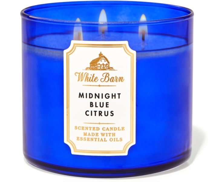 White Barn Midnight Blue Citrus 3-wick Scented Candle (Parallel Import)