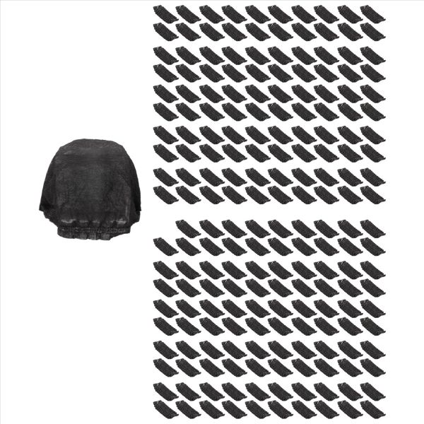 200 Pcs Black Disposable Microphone Covers Karaoke Anti-Splash Mic Cover Du