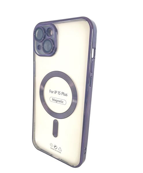 Case Cover for Iphone 15 Plus - Compatible with Magsafe-Metallic